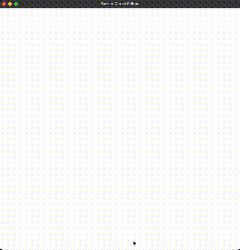Bezier Curve Editor